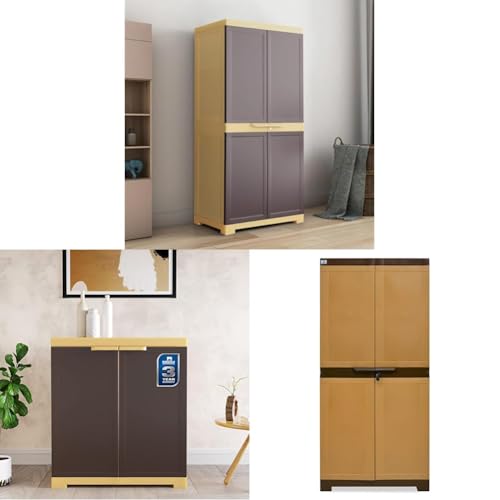 Image of Nilkamal Storage Cabinet (Large), Premium Construction, Multiple Shelves, 3-Year Warranty, Heavy-Duty Build