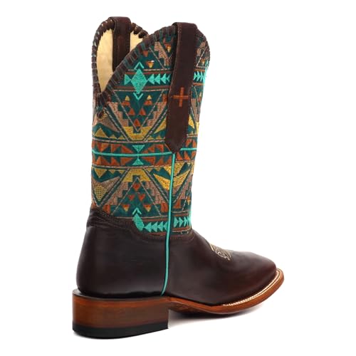 PENDLETON Men's Jackson Western Boots – Artisan Crafted with Embroidery Accents and Intricate Patterns3