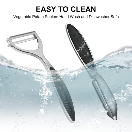 Vegetable Potato Peelers For Kitchen Stainless Steel Multi-Function Y-Shaped And I-Shaped Peelers Sets With Orange Peelers Plastic Long Handle Lemon Citrus Peel Cutter Mouse Type Orange Peeler(4Pcs） #TOP5