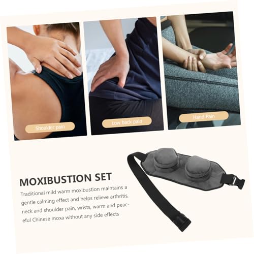 Beavorty Cubierta de Moxibustión Portátil de Tela para Alivio de Dolor de Cuello, Cintura y Rodilla miniatura 7