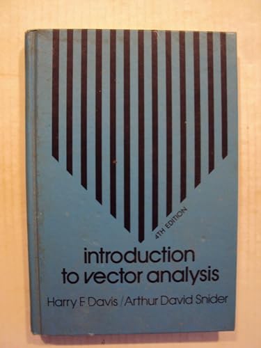 Introduction to vector analysis 0205065988 Book Cover