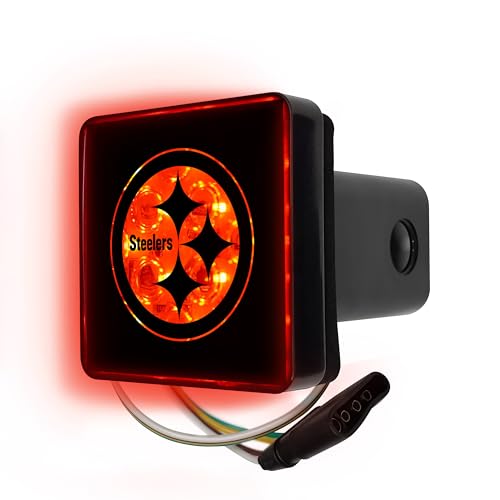 FANMATS NFL Pittsburgh Steelers Lighted Hitch Cover by FANMATS - Used condition - US$31.25