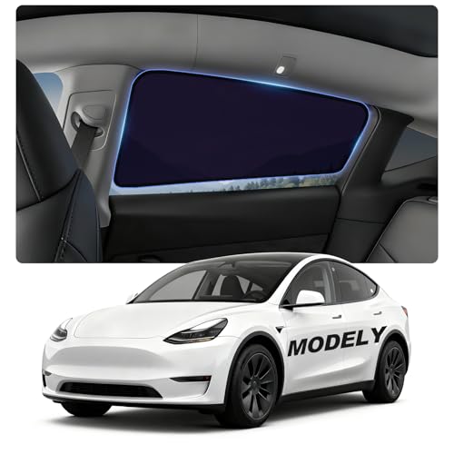 Image of Tesla Model Y /Juniper Rear Window Shades 2020-2026, 2PCS | Custom Fit, UV & Heat Reduction, Static Cling Installation, Enhanced Privacy, Door-Friendly Design