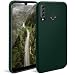 Produktbild Moozy Minimalist Series Silikon Hülle für Huawei P30 Lite, Dunkelgrün - Mattes Finish, Dünne, Weiche TPU-Handyhülle Schutzhülle