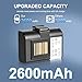 GOROFO 2-Pack ZQ520 ZQ620 Replacement Li-ion Batteries for Zebra Mobile Printer - Compatible with QLN220/220HC/QLN320/320HC, ZQ500/510/520/521/620/610, ZR628/638/658/668 Series ﻿