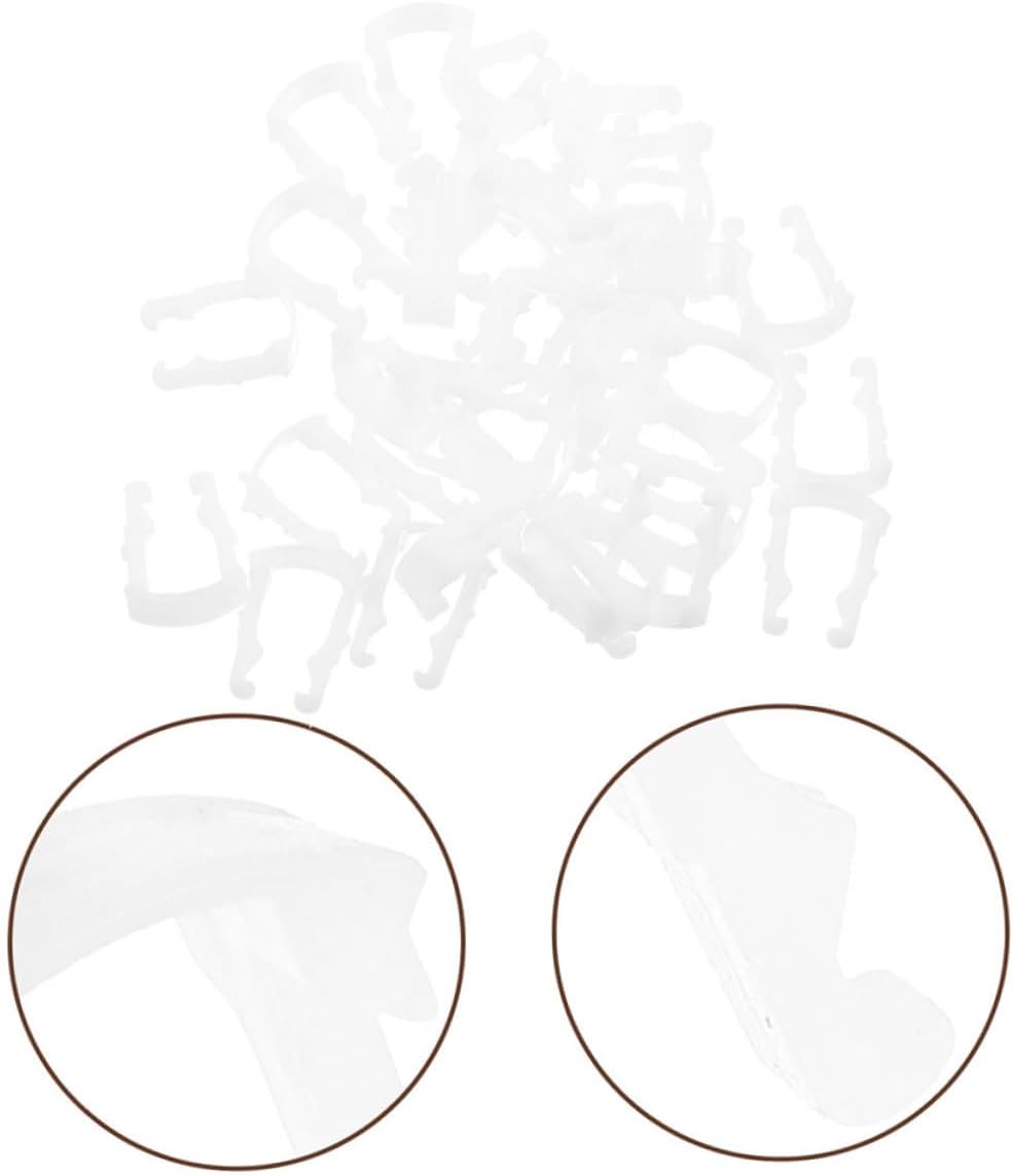 PRETYZOOM 200Pcs Fuel Line Retaining Clips Durable Shaped Hose Clips for Automotive Fuel Tubing Easy Installation Secure Fixation for Oil and Water Hoses