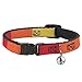 Buckle-Down Cat Collar, Breakaway Collar with Bell, Summer Essentials Color Block 9, 8.5 to 12 Inches 0.5 Inch Wide