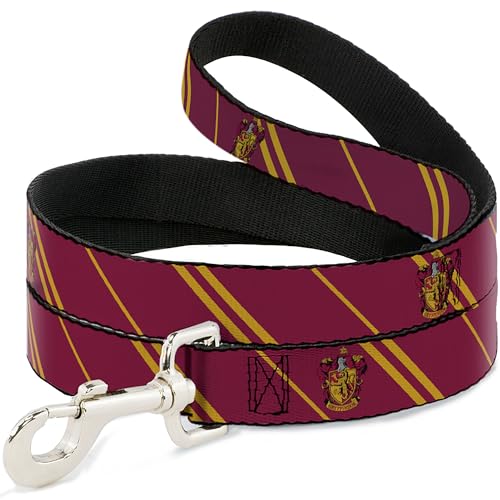 Buckle-Down Warner Bros. Gryffindor Hundeleine Burgunderrot Gold