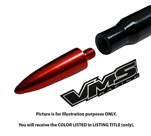 50 Cal Caliber BLACK GREEN TIP BULLET ANTENNA in