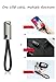 ApexOne USB C Charger Cable, Portable Keychain 0.75ft Short Type-C Charging & SYNC Nylon Braid Cord, Compatible with Samsung S9 S8 Note 9 8 LG V30 G6 Oneplus