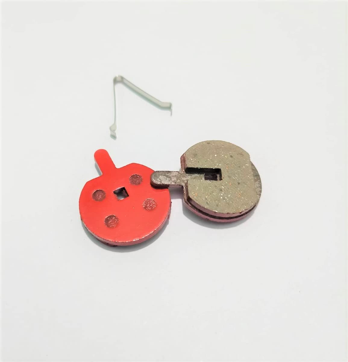 CYBIC Bicycle Disc Brake Pads, Semi-Metallic, Red-image-3