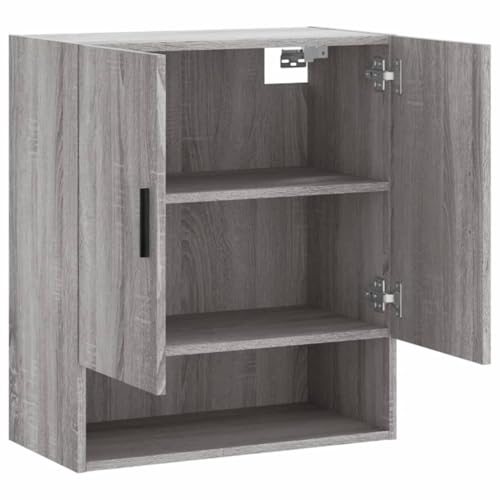 Armario de pared gris para proteger documentos con su puerta con cerradura 7