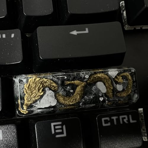 Image of Custom Resin Dragon Keycap Shift for MX Mechanical Keyboard