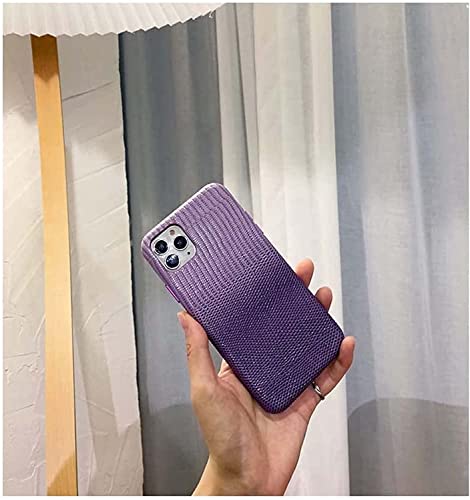 Funda antiarañazos iPhone 13 Pro Max piel púrpura 4