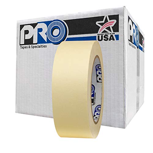 Ruban de masquage ProTapes Pro 795 en papier crépon tan à forte adhérence et retrait sans trace