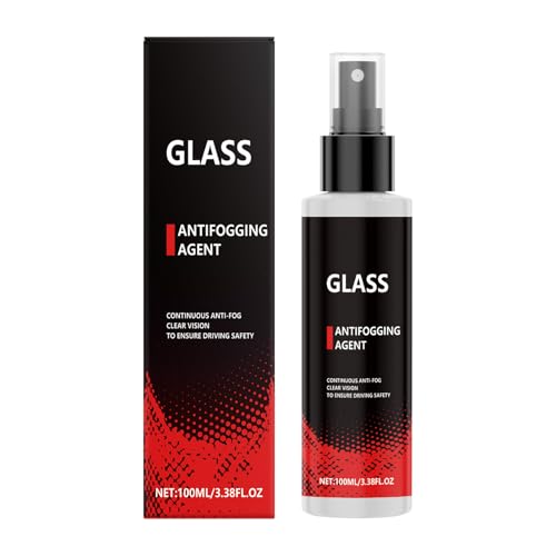 Limpiador antivaho para parabrisas | 100 ml limpiador de cristales para eliminar la niebla, para cristales de ventana, para gafas, espejos, vehículos, ducha, motocicleta, vehículo