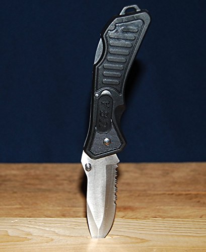 Frost Cutlery Buck Shot Lockback Black #TOP4