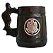 BeardedMugs MHW Beer Mug | Gamer Wooden Tankard | Gift for Gamers #107| 0.6L | 22 ounces