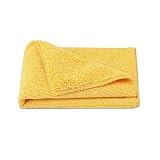 Amazon Basics Ściereczki z Mikrofibry do Samochodów, Dwustronna Ściereczka do Czyszczenia, 3 sztuki, 40 × 40 cm, Żółta