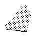 YODEKS Women's Wedge Peep Toe Pump Shoes Low Heel Pumps Slip On Open Toe Heeled Sandals for Workplace Party Casual Dress Polka-Dot US Size 8.5