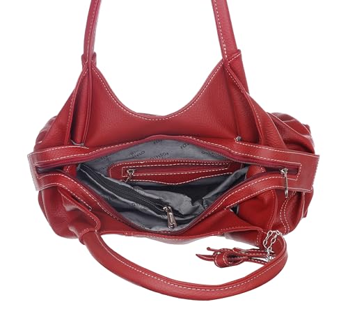 Image of Fostelo Women's Style Diva Satchel Tote Handbag for Women | Ladies Purse | Stylish Shoulder Bag | Gift For Women