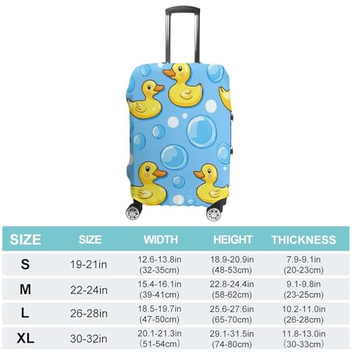 Ducks Luggage Cover Suitcase Protector Travel Baggage Covers for Men Women S2
