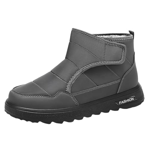 Bottes de neige homme doublure fourrure contre les pieds froids