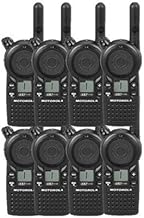 8 Pack of Motorola CLS1110 Two Way Radio Walkie Talkies (UHF)