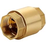 1-teiliges Hochdruck-Rückschlagventil aus Messing – langlebiges Inline-Wasserzählerventil for extreme Temperaturen und Rückflussverhinderung(2In)