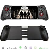 iOS/Android/PC Wireless Game Controller, Mobile Gamepad Joystick for iPhone 16/15/14/13, iPad, Samsung Galaxy/LG/TCL Phone Tablet- Hall Trigger - Call of Duty, Genshin Impact, Cloud Game, Delta