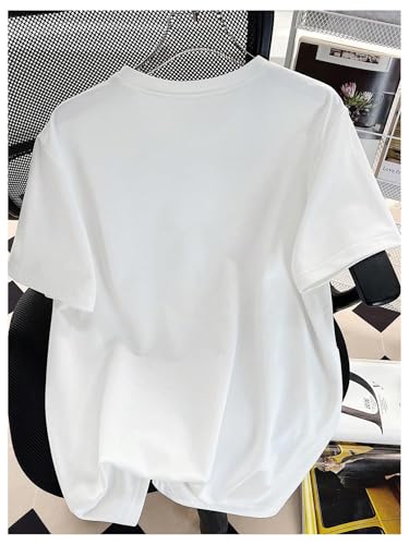 GORGLITTER Girl's Summer Graphic Cute Shirts Tops Crew Neck Short Sleeve Clothes2