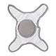 Baby Knieschoner, Baby Knieschoner, Baby Krabbelschoner Weiche Baumwolle Elastisch Unisex Verhindern Rutschen Kleinkind Knieschutzhülle (grau)