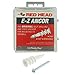 E-Z Ancor 25 Qty Red Head EZ Ancor Nylon Plastic Self Drilling Drywall Anchors with Screws,Up to 75 Lbs,EZP25,White