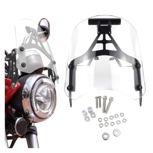Déflecteur vent réglable avec support de navigation moto DAX 125 - 2