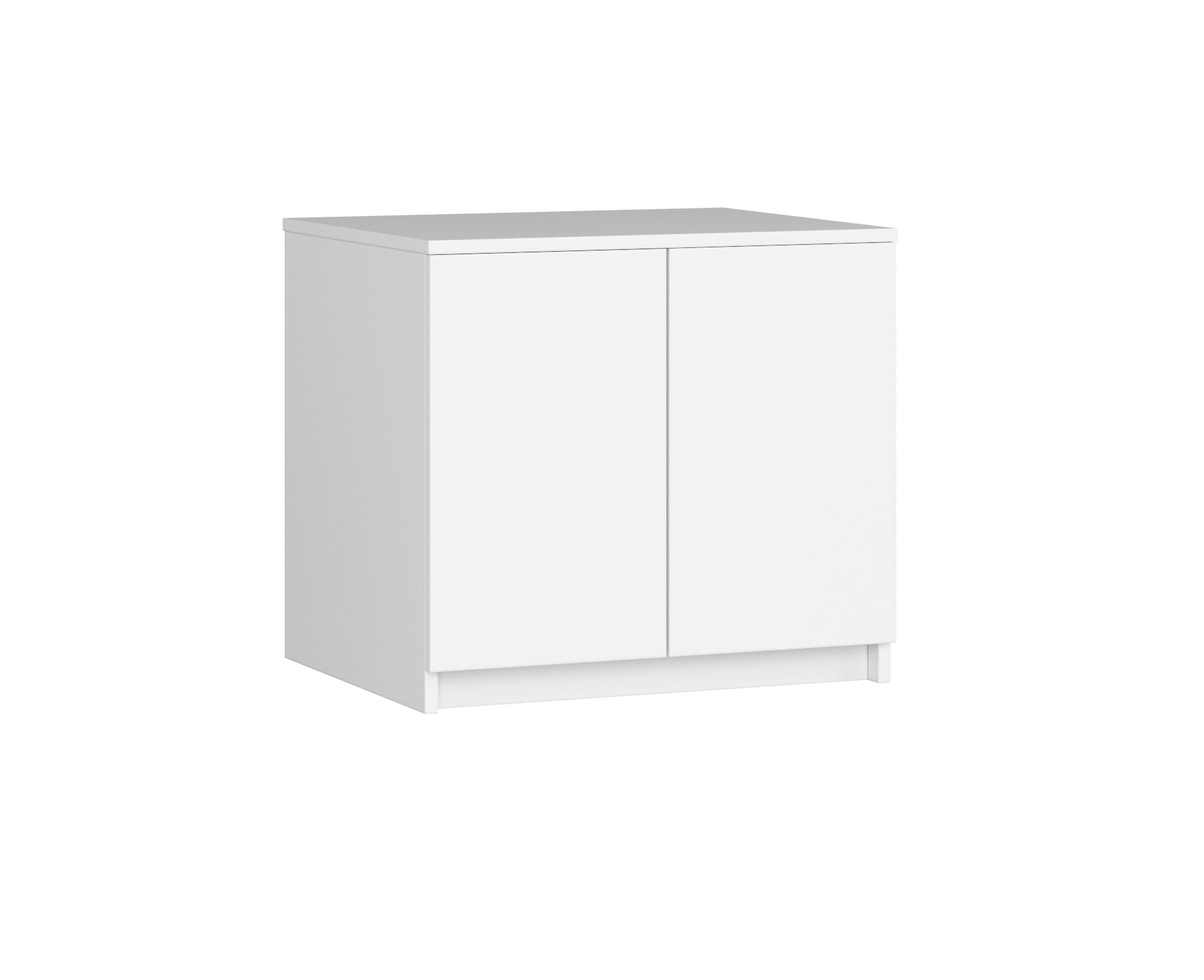 BDW Elegante S60 Star Organizzatore per Guardaroba - Due Ripiani - Ripiani Organizzatori per Guardaroba - Cassetti per Guardaroba Interno - 60x55x51cm - Bianco