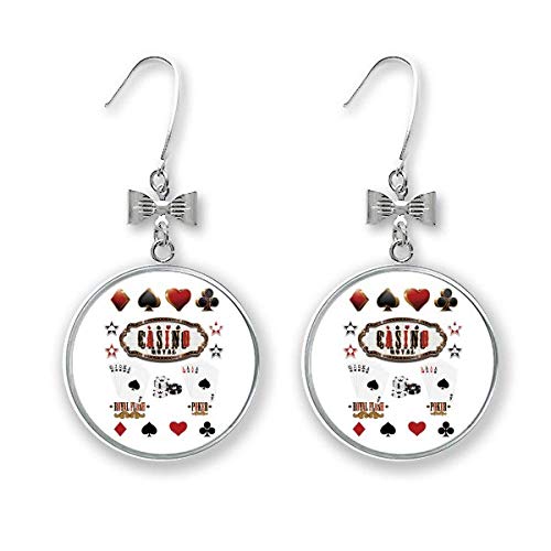 Boucles d'oreilles motif cartes à jouer parfaites pour vos soirées poker entre amis