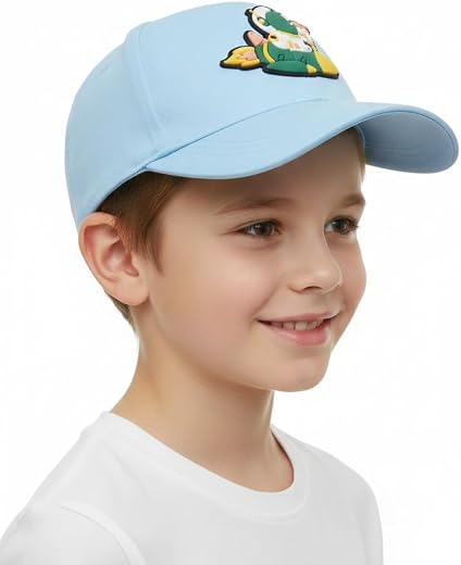 Tomorrow Fashion Kids Baseball Cap| Adjustable Boys Girls Summer Outdoor Sun Protection Hat Fun Cartoon Design