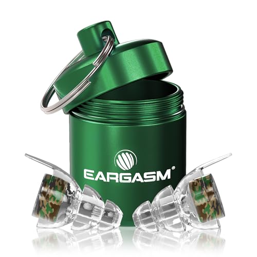 Image of Eargasm High Fidelity Camofield Earplugs for Concerts, Festivals, Musicians, DJs, Night-Life, Motorcycle Hearing Protection - Reusable Camo Ear Plugs for High Fidelity Noise Reduction up to 21 dB