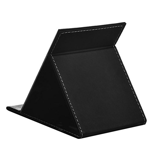 Espejo de maquillaje portátil JOLY en PU negro miniatura 6