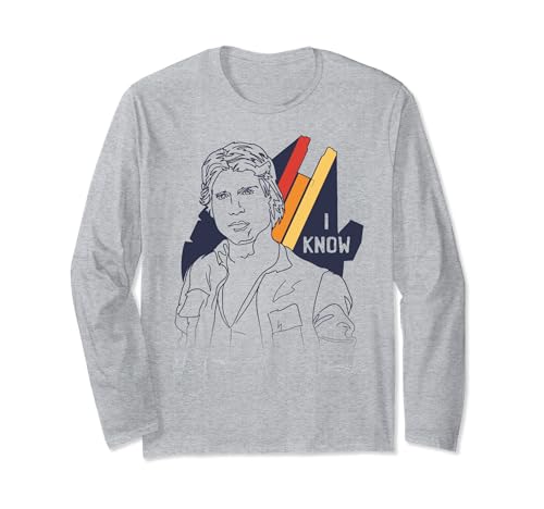 Star Wars Han Solo t-shirt manches longues cadeau original pour fan de saga