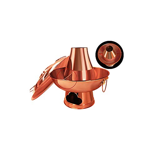 Olla Hot Pot de Cobre Estilo Beijing 32cm miniatura 1