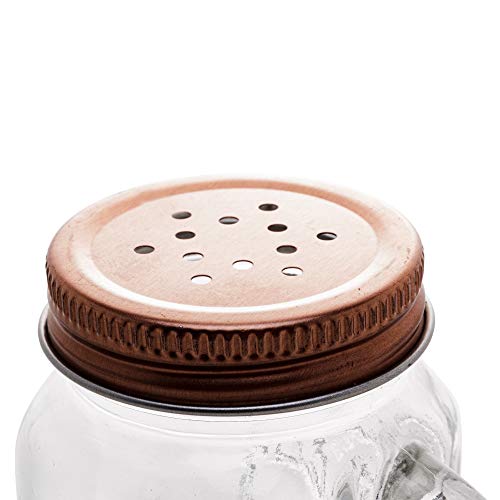 SALEIRO/PIMENTEIRO DE VIDRO ROSÉ 130ml