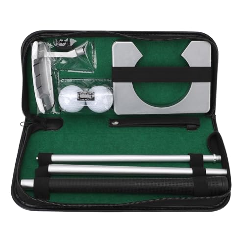 Putting Game Set, Interlocking Putter Design, Home Practice Kit with Putting Cup and Balls for Indoor, Outdoor Use