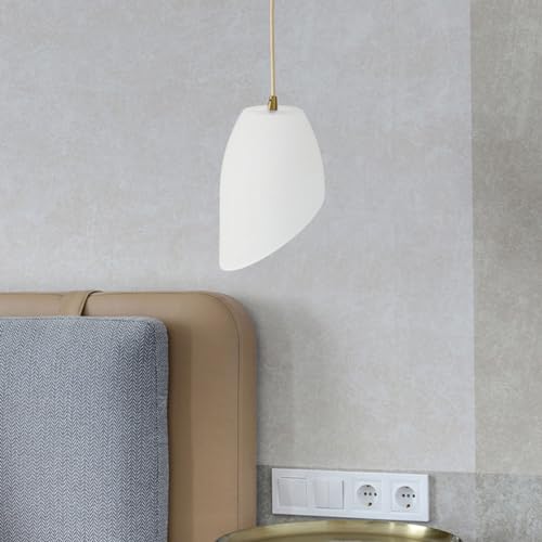 Image of Artibetter 2pcs Plastic Lamp Shade Flat Head and Inclined Design for Table Wall Hanging Lamps Creative Replacement for Warm Gentle Lighting