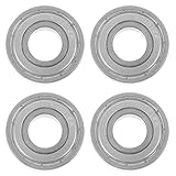 HOODANCOS 4 piezas Repuesto Rodamientos Acero para Rueda Delantera de Silla de Ruedas Manual Cojinetes Compatibles con Horquilla y Eje de Dirección Soporte Estable