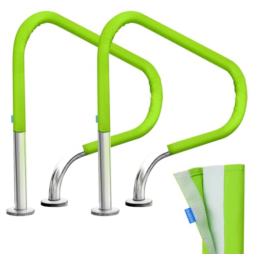Cobertor Antideslizante Verde para Barandal de Piscina 2 Pzs miniatura 1