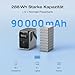 ECOFLOW TRAIL 300 DC Tragbare Powerstation, 288 Wh Ultraleichte LFP-Batterie, 300 W Solargenerator, Schnellladung, 5 Ausgänge, Sturzsicher, Solar/Kfz-Eingang, 0 dB für Camping, Reisen, Notfälle