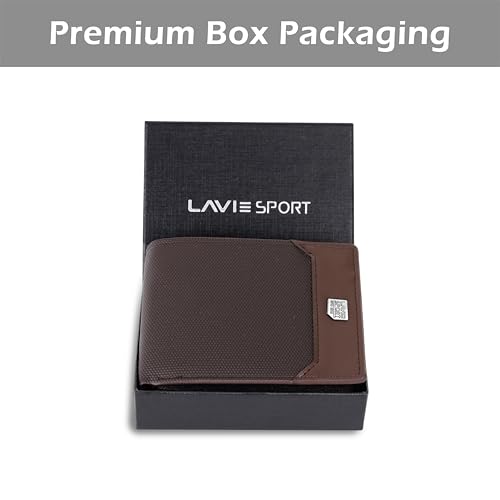 Image of Lavie Sport Men's Edward Wallet | 5 Card Slots | Biofold Wallet | Synthetic Leather | Purse for Men