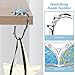 Milisten Butterfly Purse Hook for Table Portable Handbag Hanger Metal Foldable Bag Holder Women’S Office Desk Accessory Fashionable Colorful Design