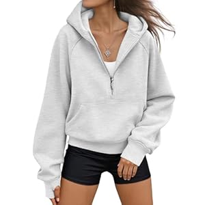 AUTOMET Womens Hoodies Fleece Fall Fashion Outfits Workout Sweatshirts Y2k Winter Zip Up Jackets Oversized Tops Clothes 2026